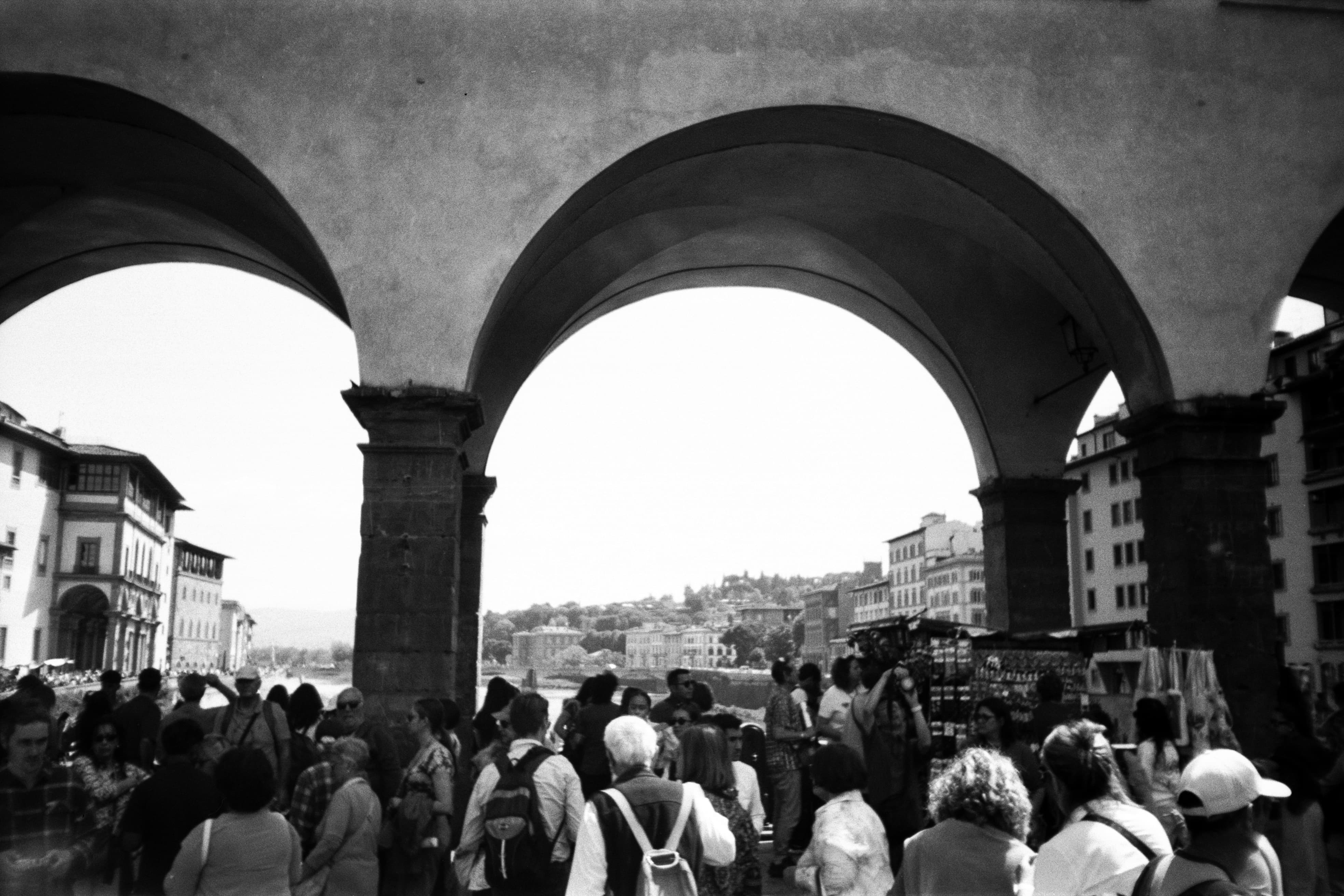 Across the Ponte Vecchio