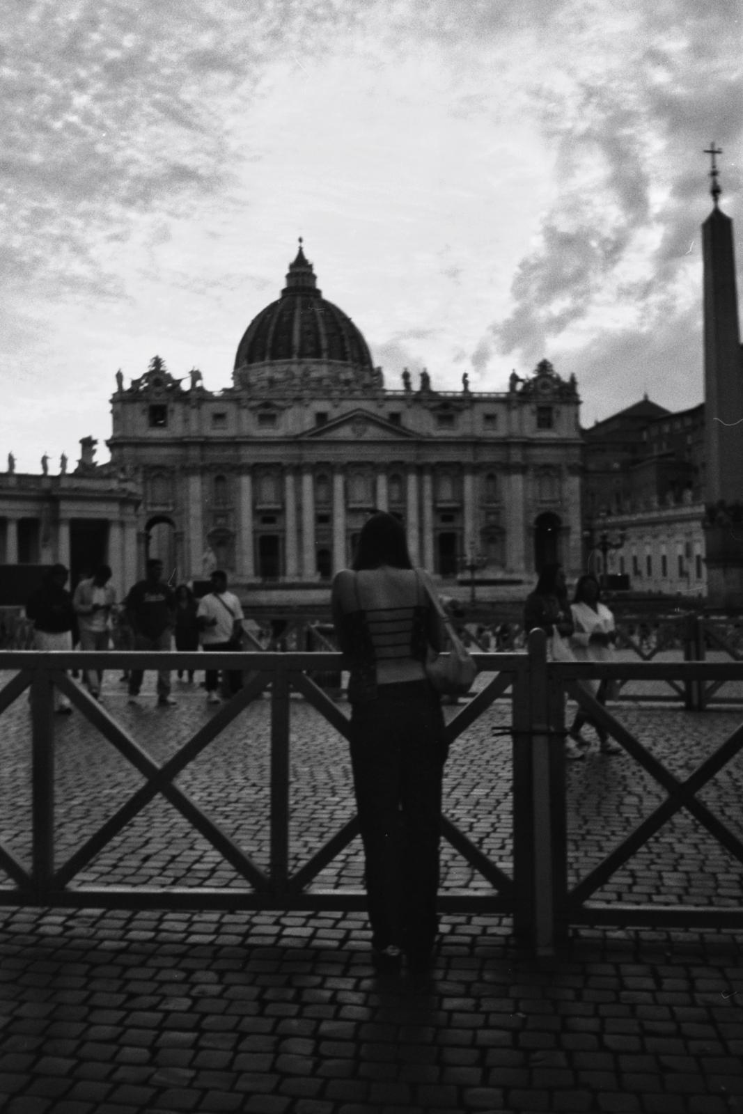 Orla in front of the Vatican